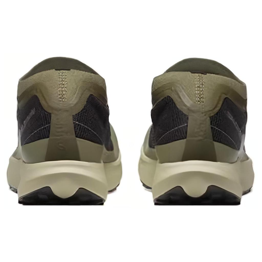 SALOMON Pulsar Advanced Round Toe Slip-On Shock Absorbing Durable Low-Top Casual Shoes Unisex Casual Shoes Dark-Olive-Green 473163