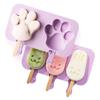 Silicone Ice Cream Mold Popsicle Molds with Lid DIY Homemade Ice Lolly Mold Ice Cream Popsicle Ice Pop Maker Mould