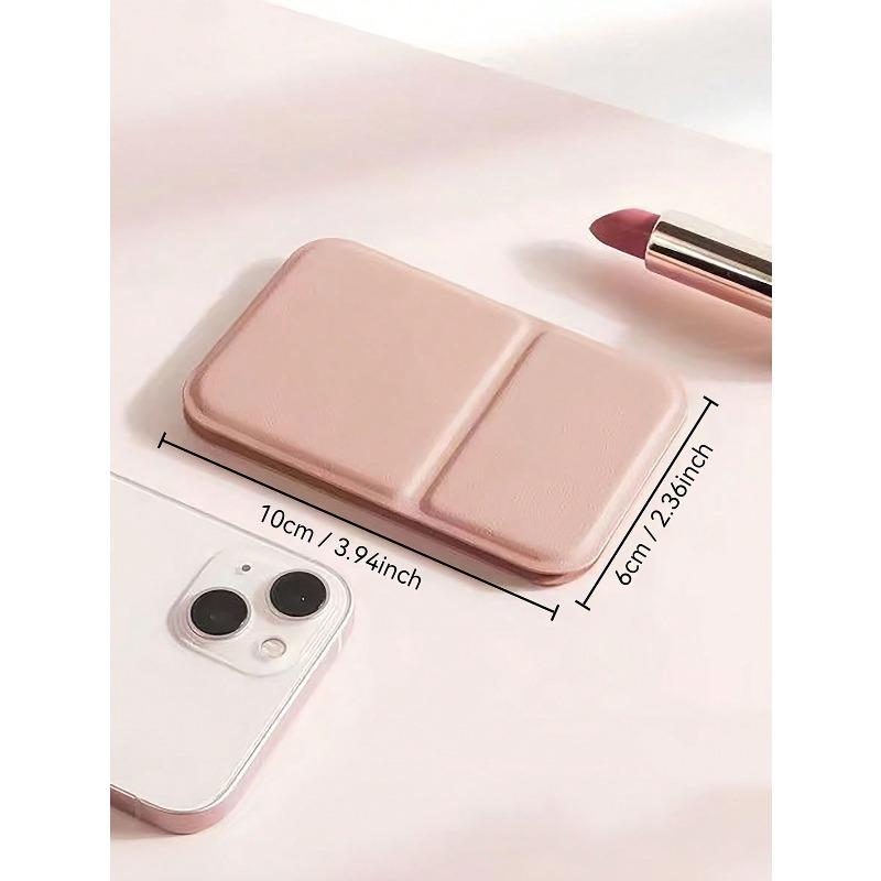 Portable Makeup Mirror, Solid Color, Simple, Portable, Foldable, Cute Pocket Mirror,Suitable