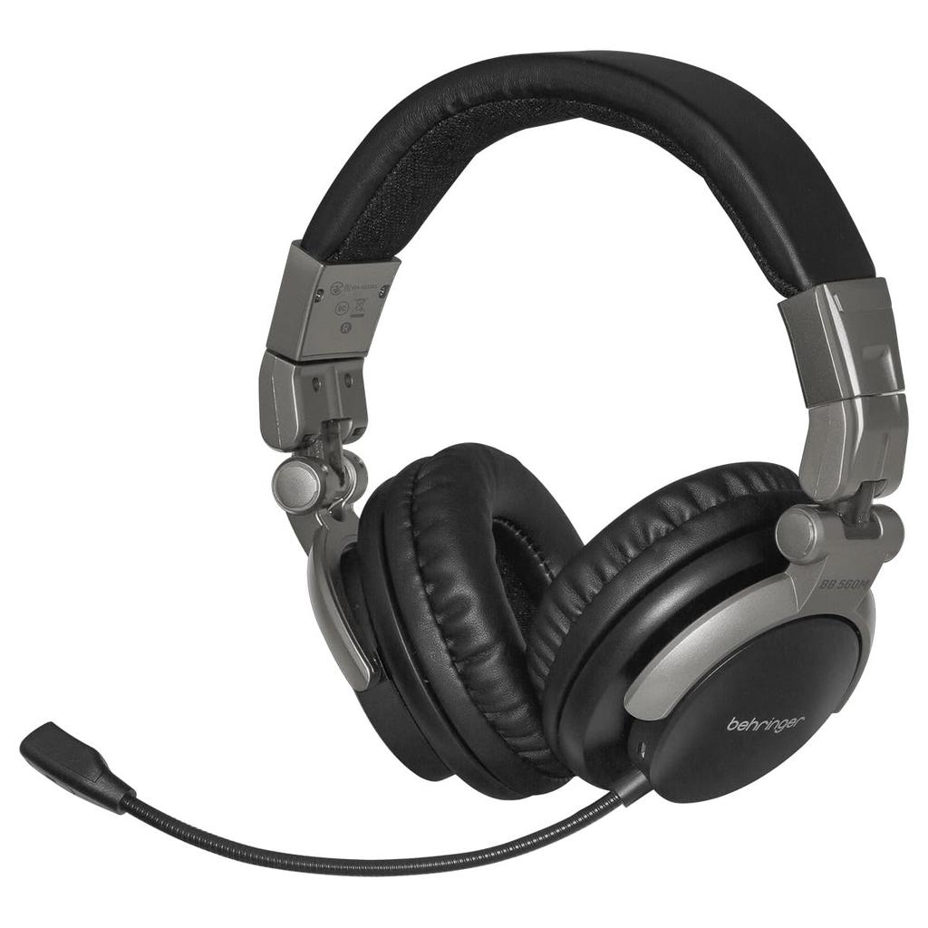 Behringer Sluchátka Bezdrátové připojení kompatibilní s Bluetooth Utěsněný 40mm dynamický ovladač s mikrofonem Kompatibilní s převodním adaptérem