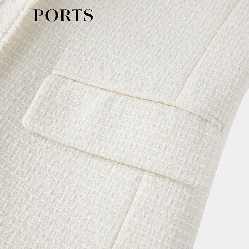 PORTS Women's Double-Breasted Tweed Jacket