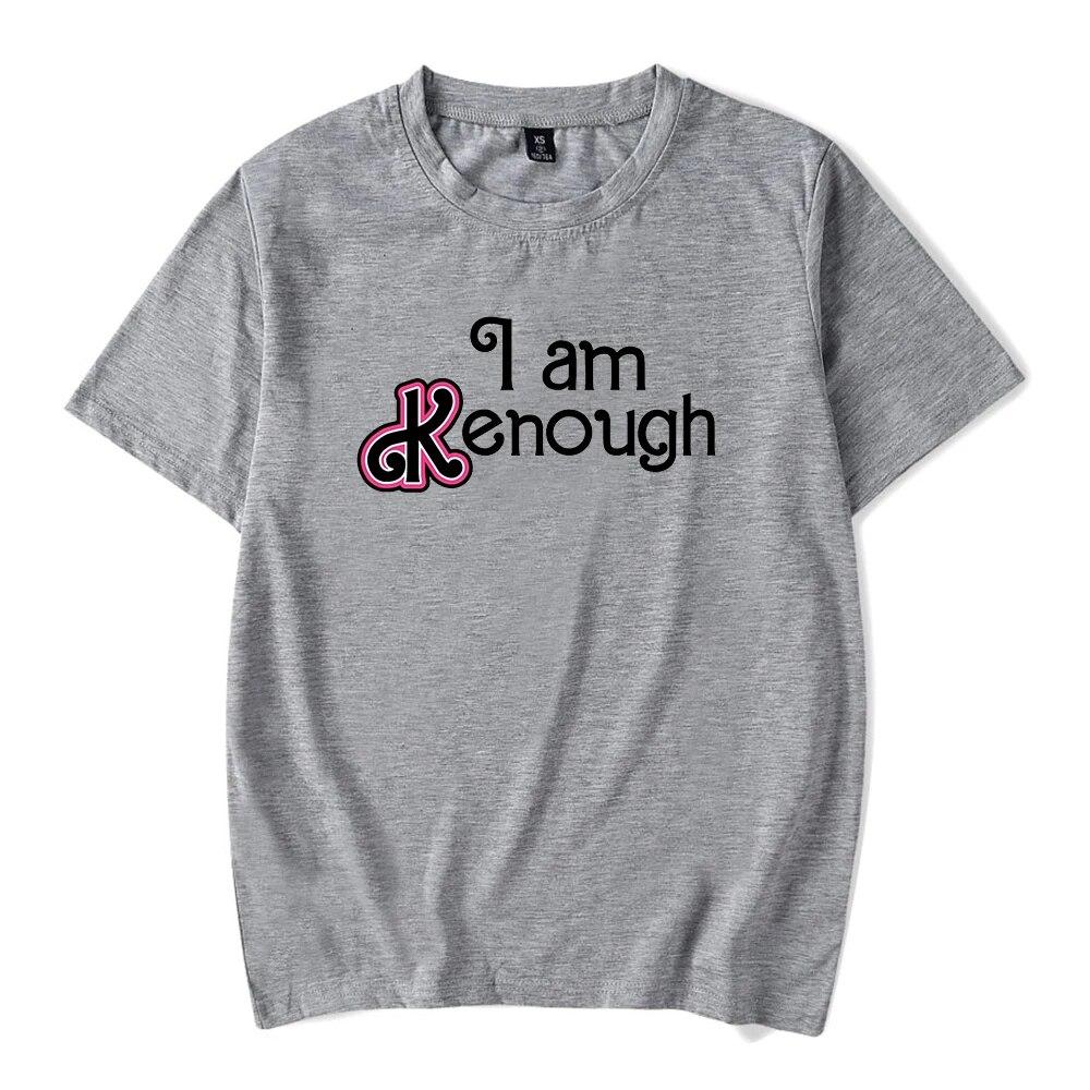 I Am Kenough Merch T-shirt Fashion Crewneck Short Sleeve Tee Unisex Women's Tshirt 2023 New Movie Funny Clothes Unisex