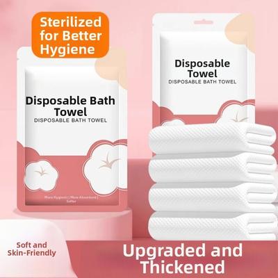 Hot 70x140cm Disposable Bath Towel Thick Soft Body Shower Towel No Bed Bug Water Absorbent Towel Hotel Travel