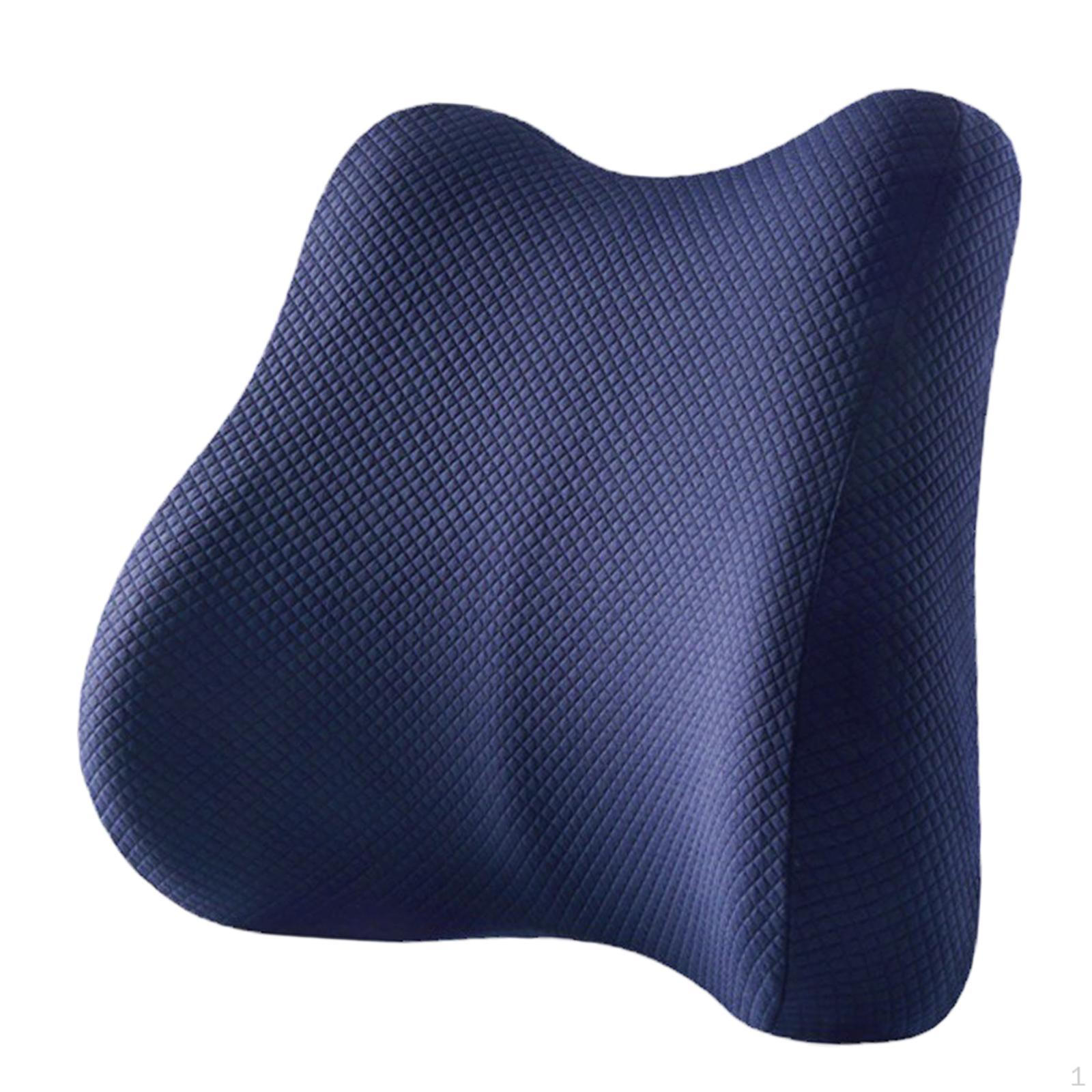 

Подушка для поясницы, автомобильное сиденье, дышащая, портативная, компактная, для поясницы, офисное кресло, диван Deep Blue