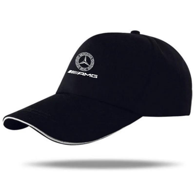 Adesivo de Carro Quente Boné de Baseball Masculino Feminino Logo de Carro Chapéu Esportivo de Verão para Mercedes Benz AMG W203 W204 W205 W210 W211 W212 W221 W222