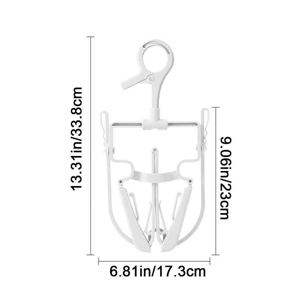 2Pcs Plastic Folding Hoodie Hanger Windproof Clothes Hangers High-neck Sweater Hanger  for Home