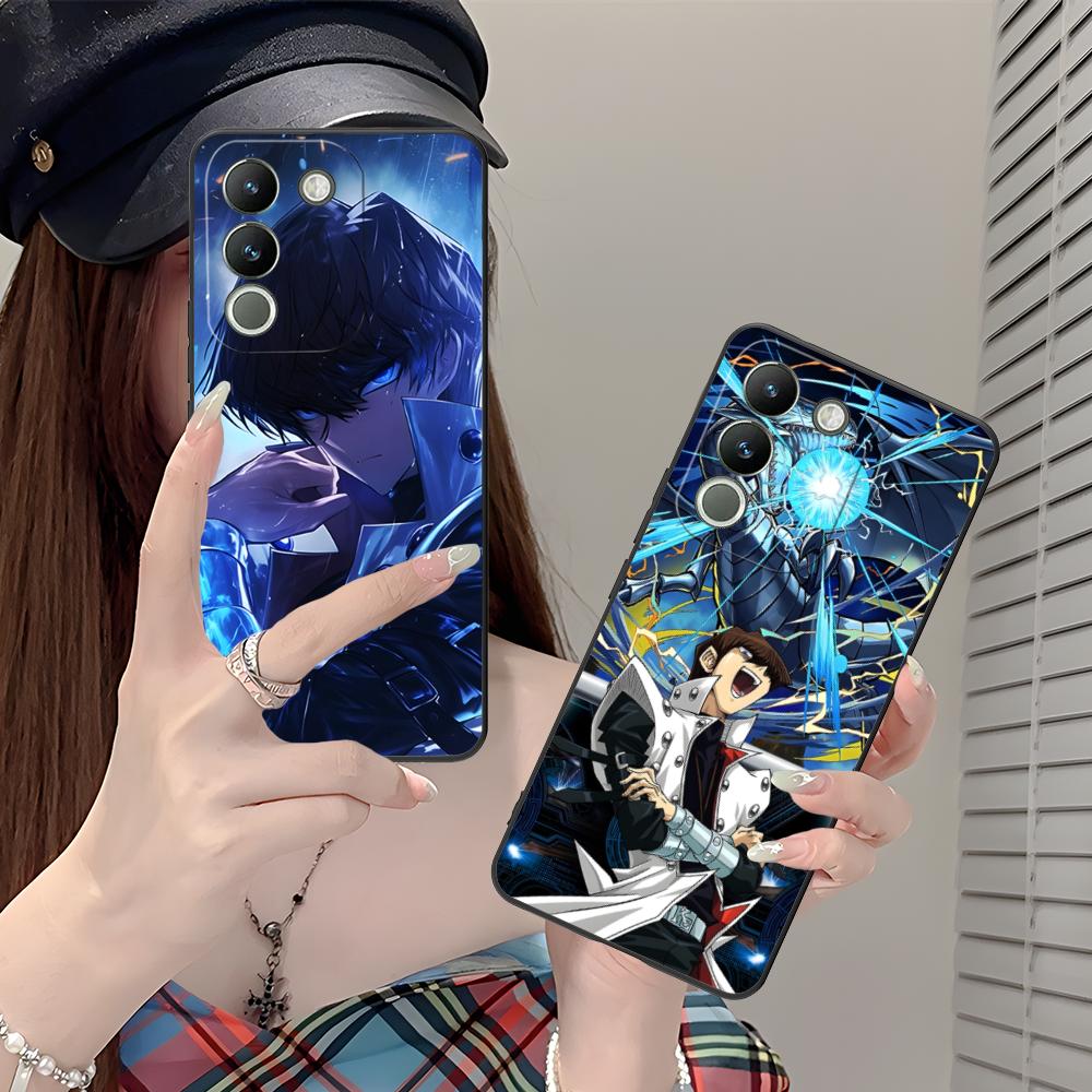Yugioh Seto Kaiba Phone Case for VIVO V60 V50 V40 V30 V29 V27 V25 V23 Pro Lite 5G Soft TPU Shockproof Cover