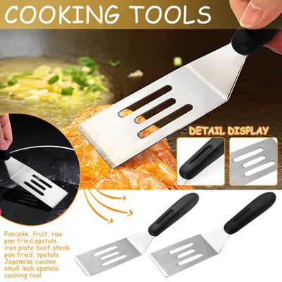 Teppanyaki Steak Frying Spatula Japanese Cooking Small Spatula Cooking Tool