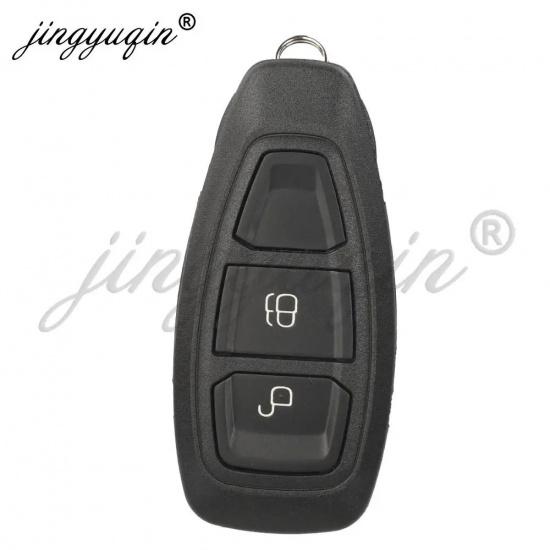 

jingyuqin 10pcs 2/3 Buttons Remote Car Key Shell For Ford Focus C-Max Mondeo Kuga Fiesta Galaxy S-Max B-Max Keyless Case Replace 2 Buttons