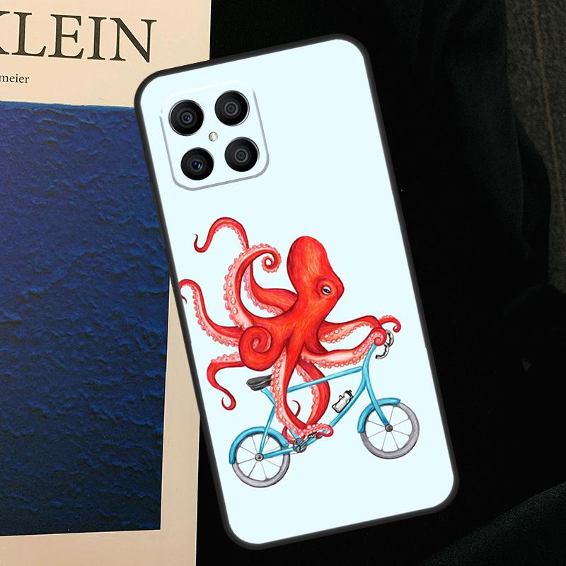 Octopus Case For Honor 50 70 90 Lite X9b X9a X8b X8a X8 X9 X9c Honor 200 Pro Magic 7 5 6 Lite Cover