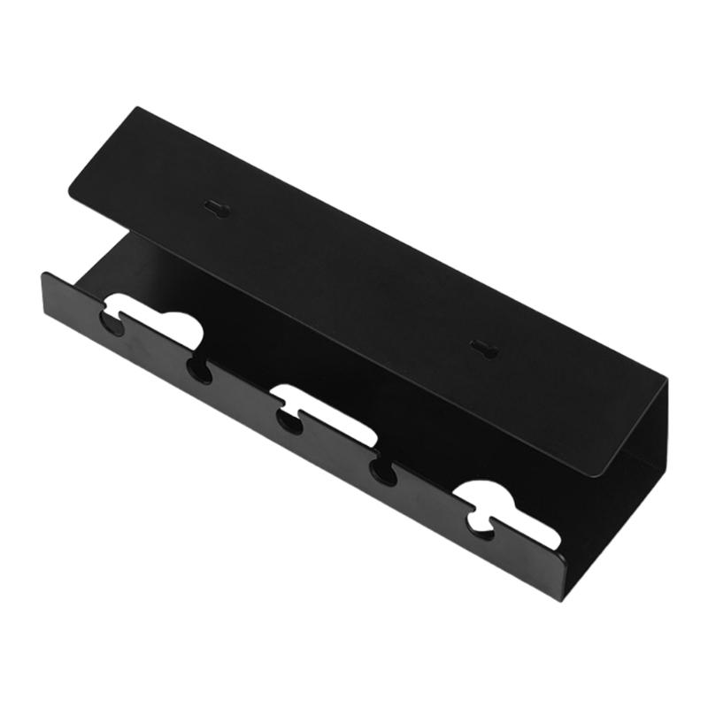 Under Desk Cable Management Cable Tray Under Desk with Clamp Power Strips Cord Holder No Drilling Spacious