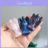 Exquisite Natural Gemstone Healing Crystal Carved Pocket Guardian Angel For Home Decor Gift