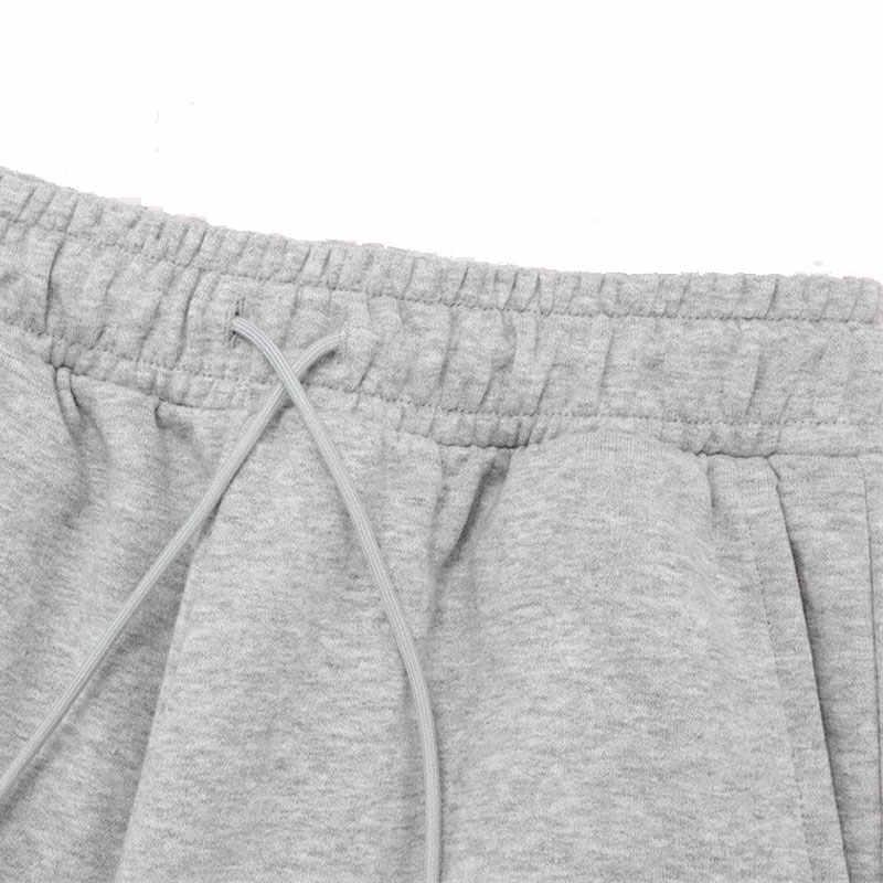Puma Comfortable Skin-Friendly Letter Lace-Up Knitted Sports Pants Women Bottoms Gray 632537-04