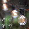 Waterproof LED Solar G40 Globe String Lights, Retro Tungsten Filament Bulbs for Outdoor Camping Atmosphere