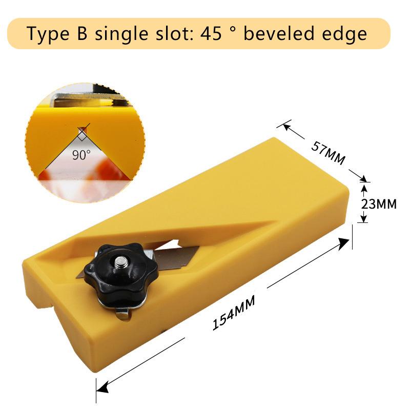 1PC Woodworking Gypsum Board Planer Corner Planer Board Manual Trimming Wood Planer Chamfering Tool Deburring Edge Planing Blade