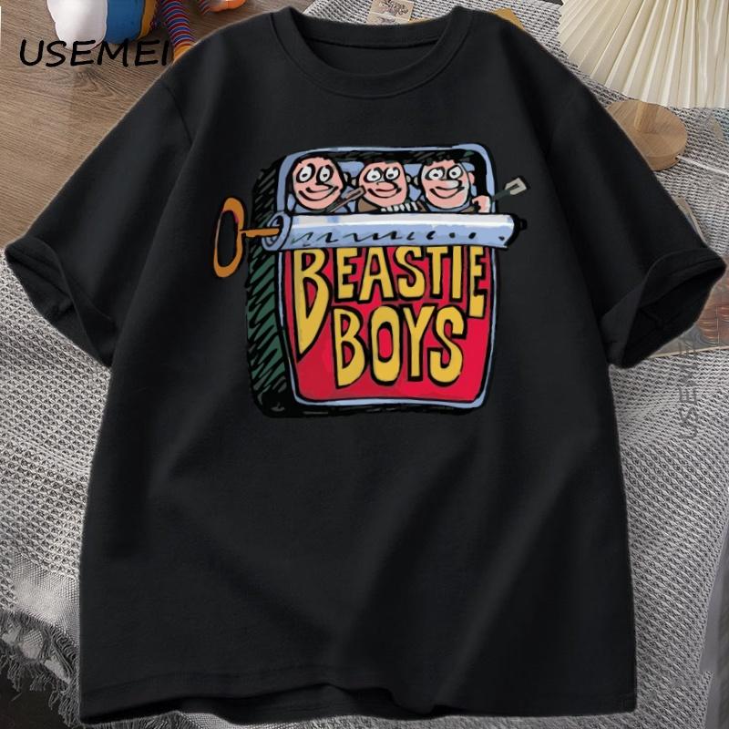 Funny Boys Sardine Can T-shirt Men Women Vintage 90's T Shirt Tee Summer Round Neck Short Sleeved Tshirt Mens Clothing Tops