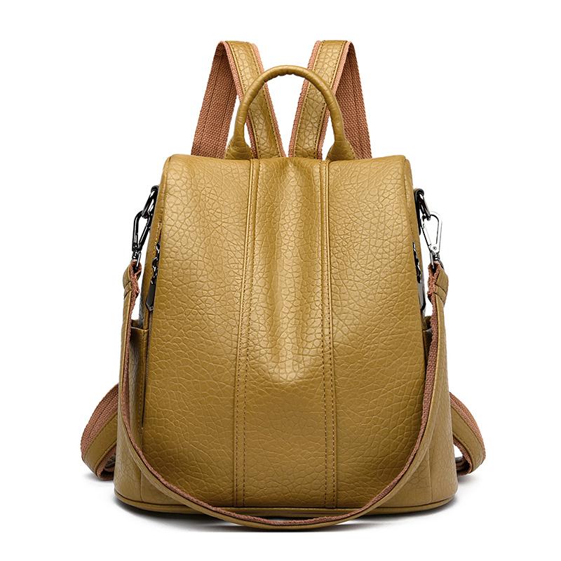 Vintage large capacity shoulder bag for women Schoolbags for teenage girls high quality backpack