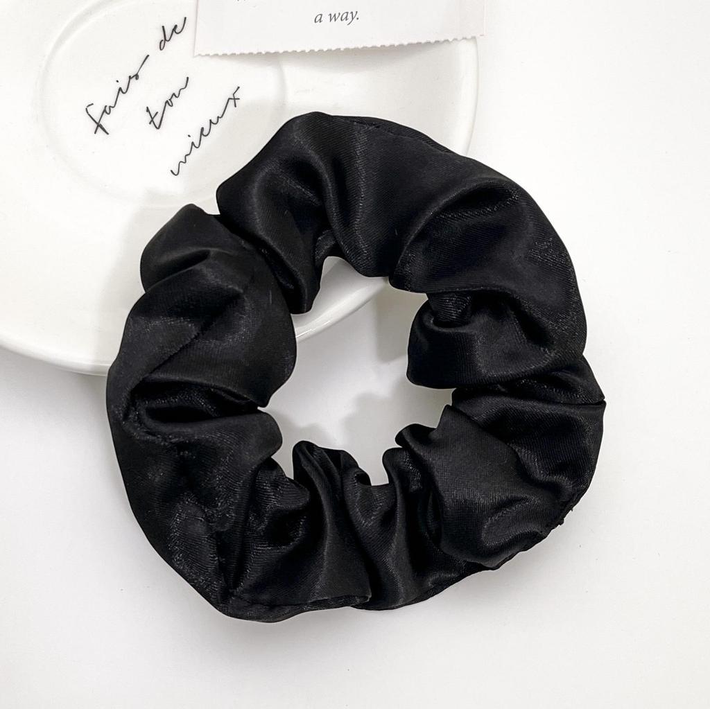 LED Işıklı Parlak Saten Noel Saç Tokası - Amerikan ve Avrupa Stilleri için Kalın Bağırsak Scrunchie Saç Aksesuarı