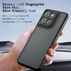 For Motorola Moto G56 5G/G66j 5G Case Skin-Touch TPU+PC Matte Phone Shell,Transparent Black