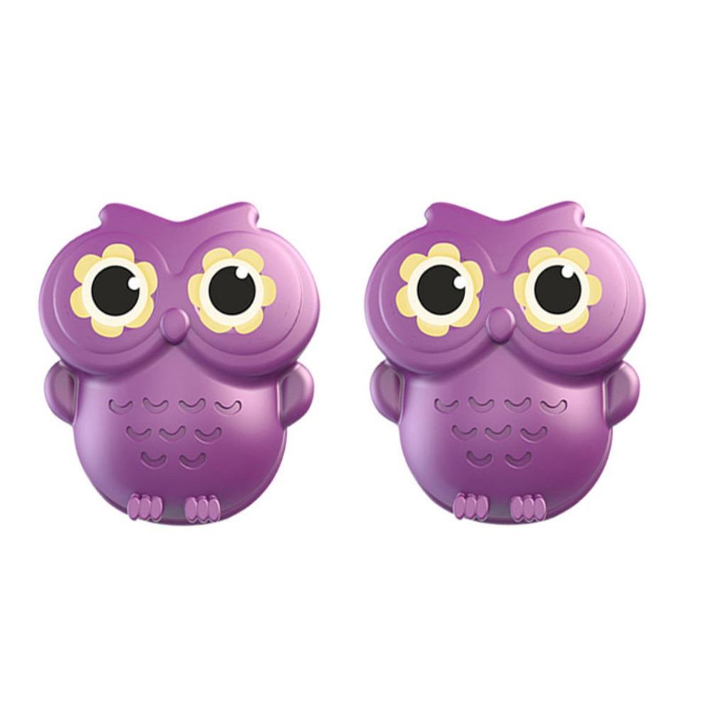 Purple Heat Insulated Mitts Non Slip Microwave Glove Household Owl Oven Mitts Hot Dish/Bowl