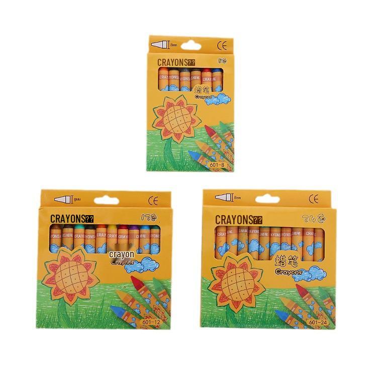 24-Color Crayons & Drawing Pens Set for Kids and Toddlers – Versatile Multi-Color Stationery for Art and Graffiti.