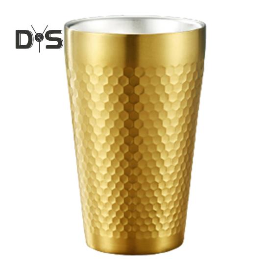 175ml/300ml pivní pohárek proti opotřebení odolný proti rozbití dvoustěnný hrnek na nápoje