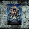 Elegant 2 Poster Framed Sci-fi Hero Wall Art For Living Room Bedroom Decor