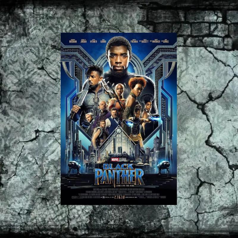 Elegant 2 Poster Framed Sci-fi Hero Wall Art For Living Room Bedroom Decor