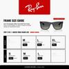 Sunglasses 0RB4165F JUSTIN RUBBER BLUE GRADIENT GREY 68131155 Asian Fit Polarized [Ray-Ban] (Blue/Grey)