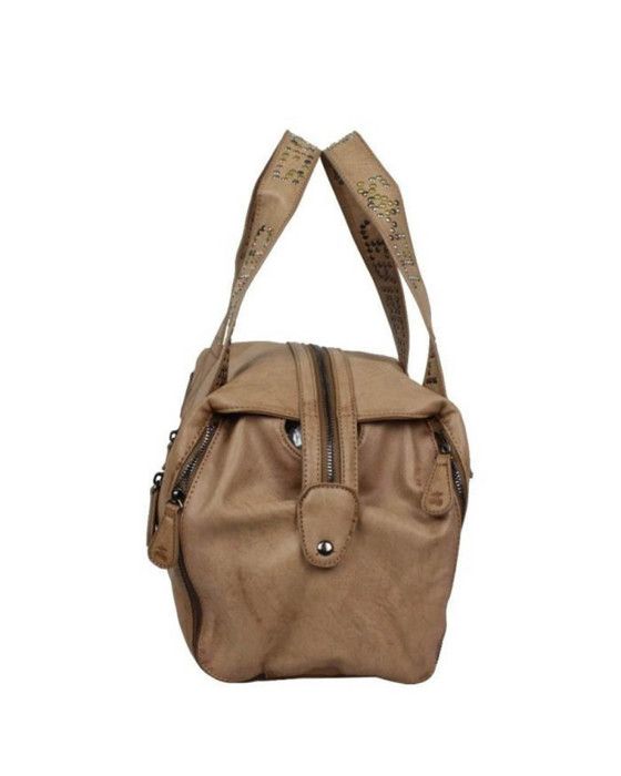 Sac à main - Le Temps des Cerises - Fresh 1 - Taupe - 33x26x17 cm - Synthétique