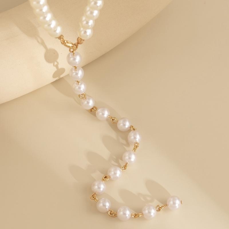 Long Statement Round Beaded Necklace Vintage Inspired Lightweight Tassels Neckchain Handmade Accessory