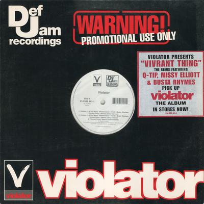 12inch Record VIOLATOR FEAT Q-TIP - Vivrant Thing (Remixes) 3145624411 Violator Record 1999 US Rap & Hip-Hop/R&B Used