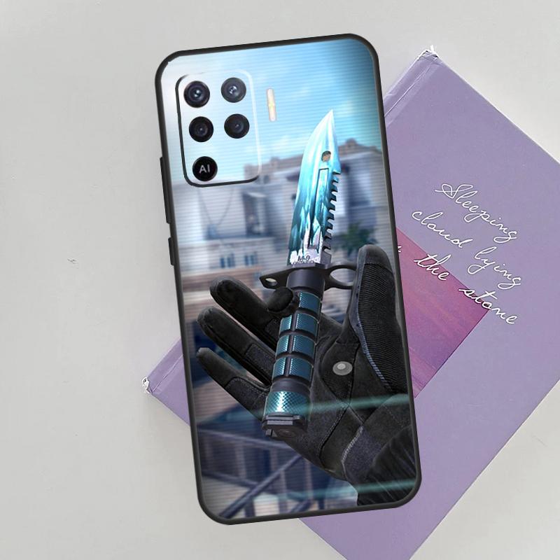 Standoff 2 Case For Oppo A15 A16 A17 A52 A72 A76 A96 A74 A94 A53 A54S A57S A58 A78 A98 A77 Phone Cover