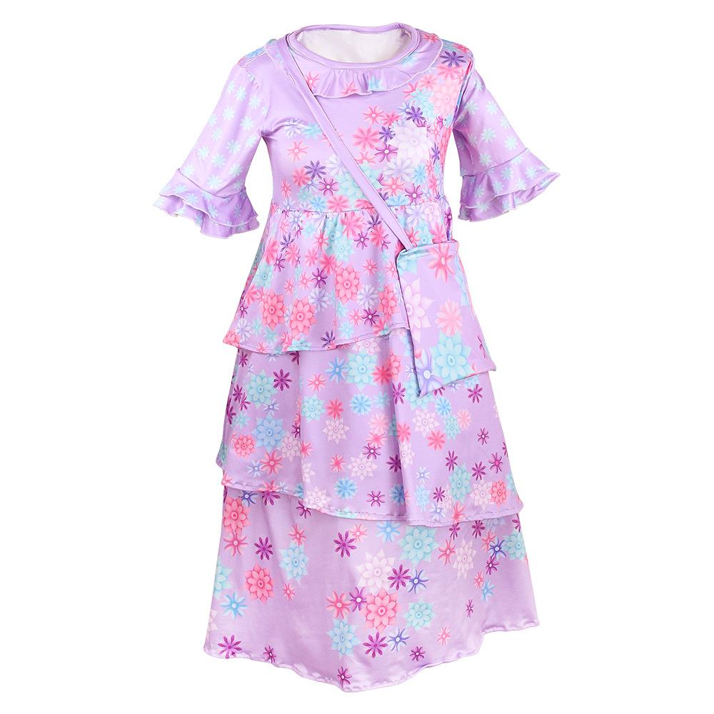 Magical House Full Princess Isabella Cosplay Costume Dress Children For