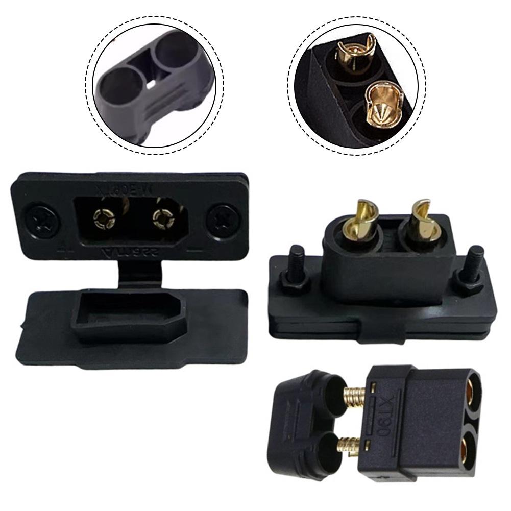XT90H F & E M Connectors Gold Plated Solutions Designed to Handle Peak Currents of 120A in Various Remote Control Models
