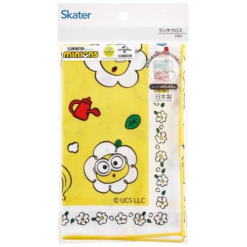 Skater Kids' Lunch Cloth, 43x43cm, Made in Japan, Minion 24, Boys and Girls, KB4