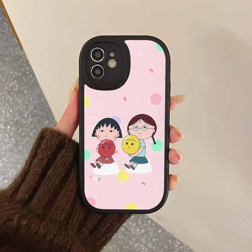 

Чехол для телефона Cartoon Chibi Maruko Chan из твердой кожи для iPhone 14 13 12 Mini 11 14 Pro Max Xs X Xr 7 8 Plus 6 6s iPhone 14pro max