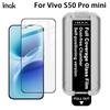 For Vivo S50 Pro Mini 5G Glass IMAK Dust-free Cabin Full-screen Tempered Glass Film Supports Fingerprint Unlock