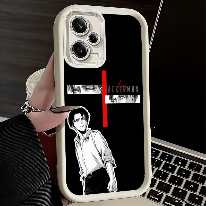 Phone Case for Xiaomi Redmi Note 15 14 13 Pro Plus A-Attack On T-Titan Levi Shell 12S 11 11S 11T 5G 14S Soft Silicone Funda
