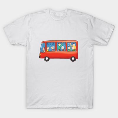 Koszulka damska zajęta w autobusie Harajuku Print Kawaii Tshirt Letnia koszulka damska z krótkim rękawem Top Tee