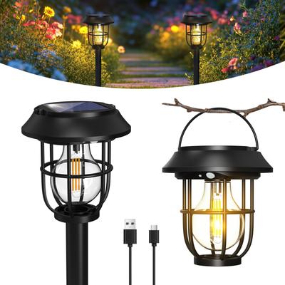 Conjunto Solar de Exterior Ornamental com Movimento para Jardim Quente Automático IP67 Zero Eletricidade 3 Inteligente Desastre Exterior Frente Estacionamento Flor Pendente Fácil