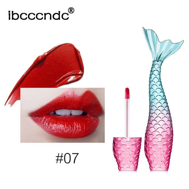 Liquid Crystal Glow Mermaid Lip Gloss Lip Tattoo Lipstick Makeup Mermaid Pigment Glitter Lip Gloss