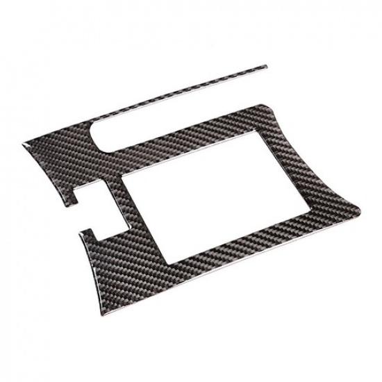 Car Carbon Fiber Handbrake Panel Frame Cover Trim For Toyota RAV4 2006-2012 NEW