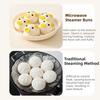 Food Grade Microwave Heating Steamer Quick Cookware Rice Steamer Microwave Steamer  Kitchen Use