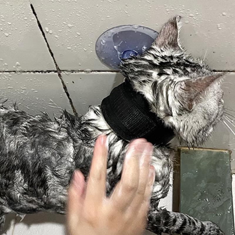 Pet Grooming Loops Dog Bathing Fixer Traction Rope Cat Adjustable Restraint Suction Cup Hook Pet Shower Bath Accessories