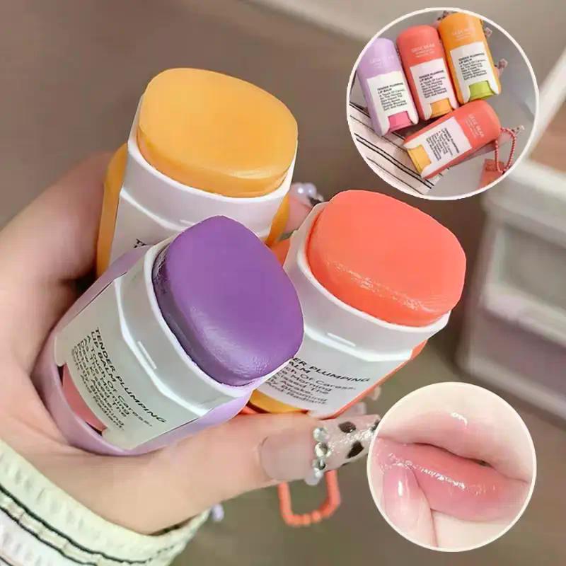 Pendant Gege Bear 82g Large Capacity Lip Balm Keychain Hydrating  Moisturizing Care Perfect As Lipstick Base Accessory