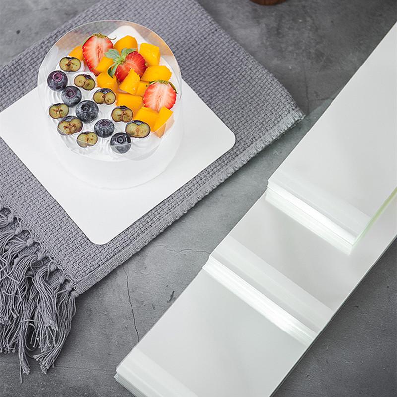 Cake Collar Strips: Self-Adhesive, Transparent, Food-Grade, In Sizes 2-10 Inch for Mousse and Layered Desserts