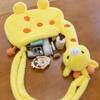 Cartoon Animal Giraffe Plush Crossbody Bag Girly Large Capacity Portable Cute Funny Giraffe Shape Shoulder Bag With Zipper Gifts