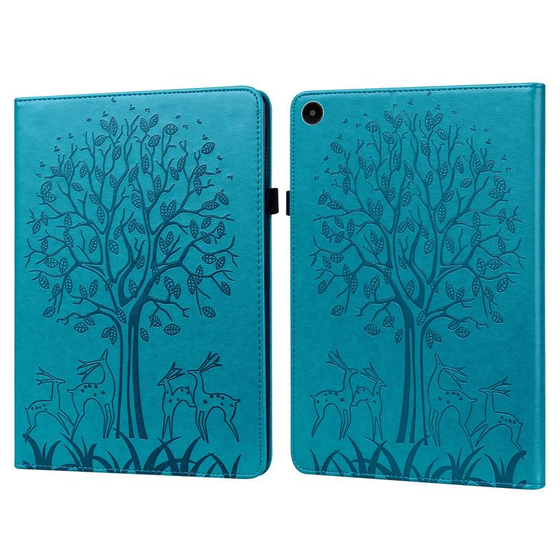 Tablet Case For Huawei MatePad SE 10.4 2022 Cover 3D Imprinted Tree Leather Silicon Stand For MatePad SE AGS5-L09 W09 10.4" Tablet Cover