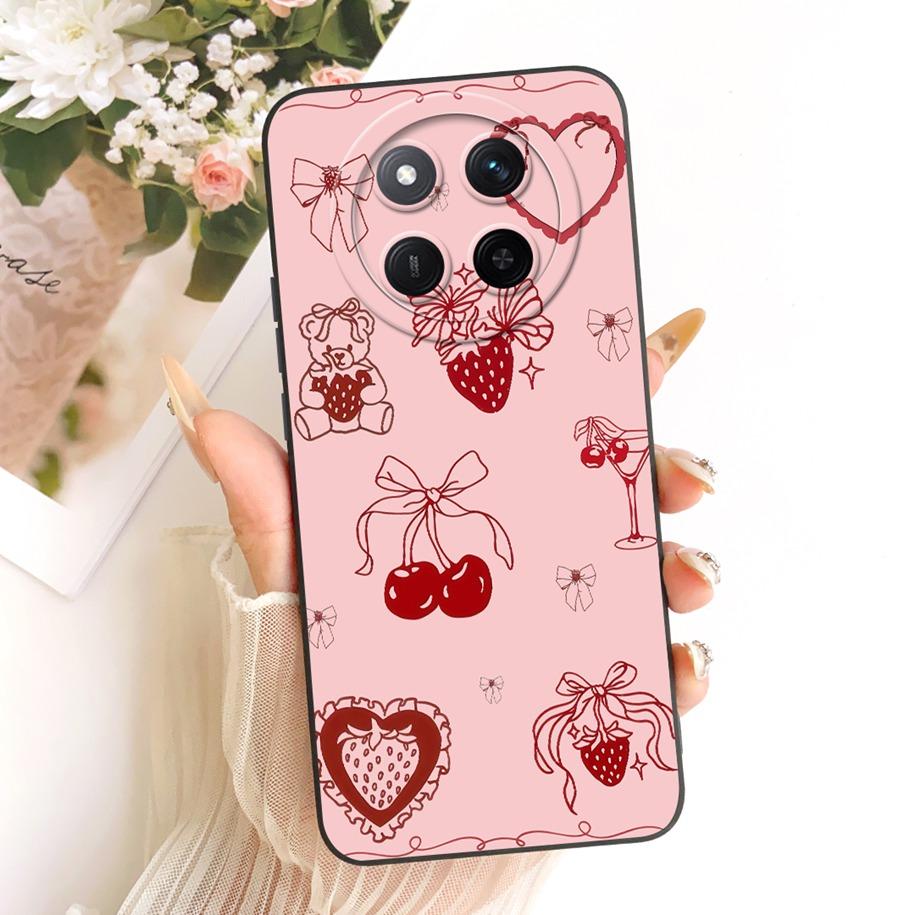 Case For Honor Magic 7 Lite Magic7 Lite 5G Phone Cases Cute Cartoon Painted Matte Silicone Soft Cover For Honor X9c Smart Fundas